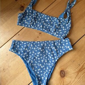 Thrills Blue Floral Bikini